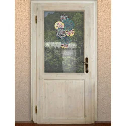 Fensterbild Miran bunt als moderner Türanhänger