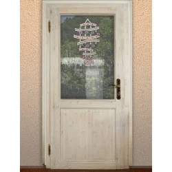 Fensterhänger Tamaya in pastell als Tür-Dekoration