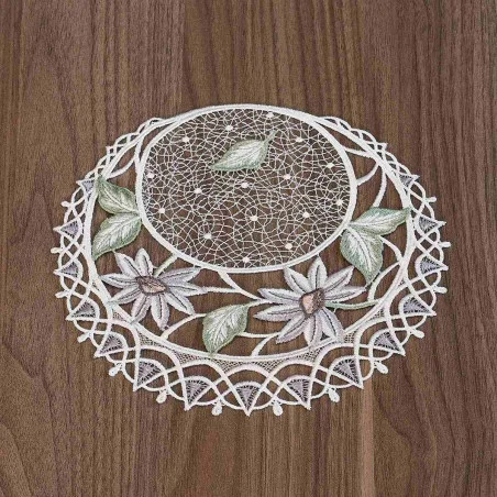 Tischdecke Margeritentraum rund 20 cm Durchmesser .