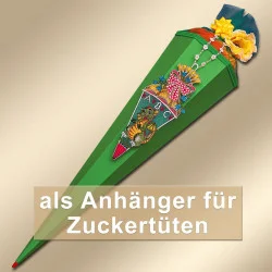 Deko-Accessoire Zuckertüte kleiner Drache Dekobeispiel