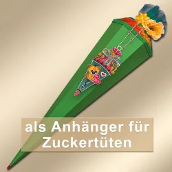 Deko-Accessoire Zuckertüte kleiner Schmusebär Dekobeispiel