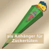Deko-Accessoire Zuckertüte mit Schulmotiv Dekobeispiel