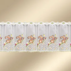 Scheibengardine Osterhase 35 cm hoch Musterbild