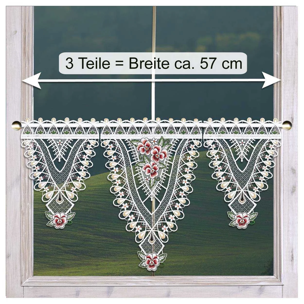 Sommer-Deko Beispiel 3er Set Viola