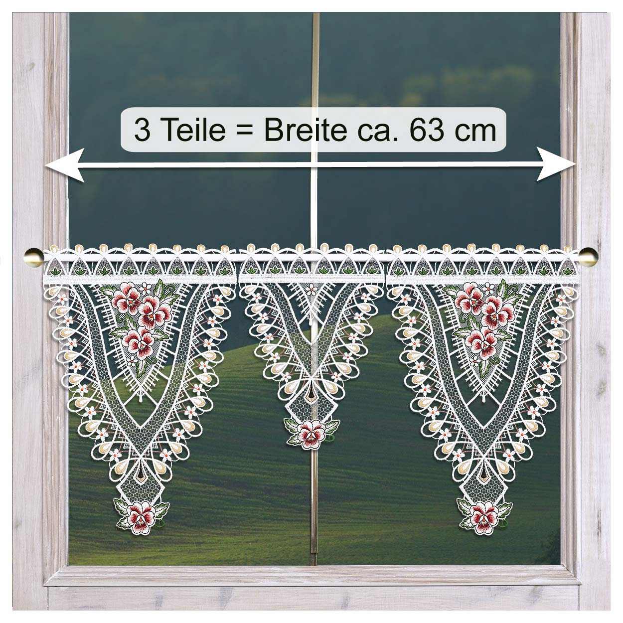Deko-Set Scheibenhänger Viola für Fenster