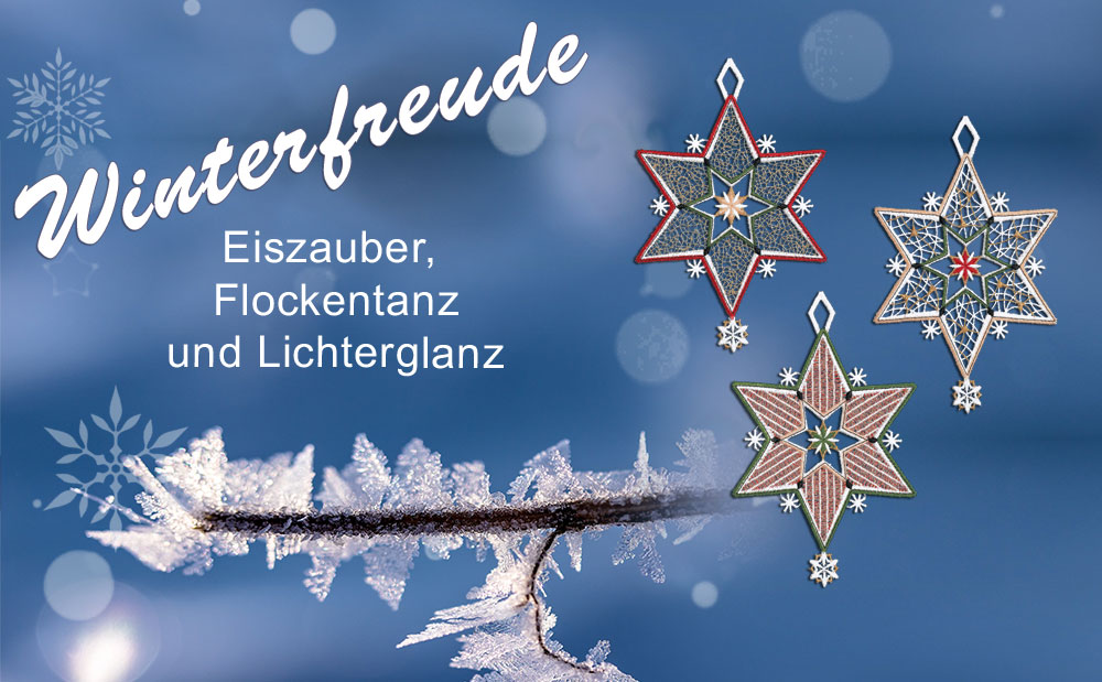 3-er Set Fensterbilder Anhänger Sternenglanz