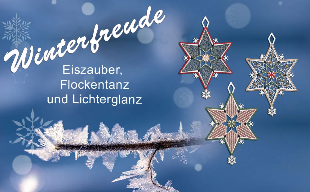 3-er Set Fensterbilder Anhänger Sternenglanz